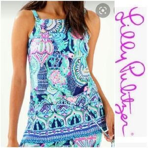 Lilly Pulitzer Adley top long length tie belt XS